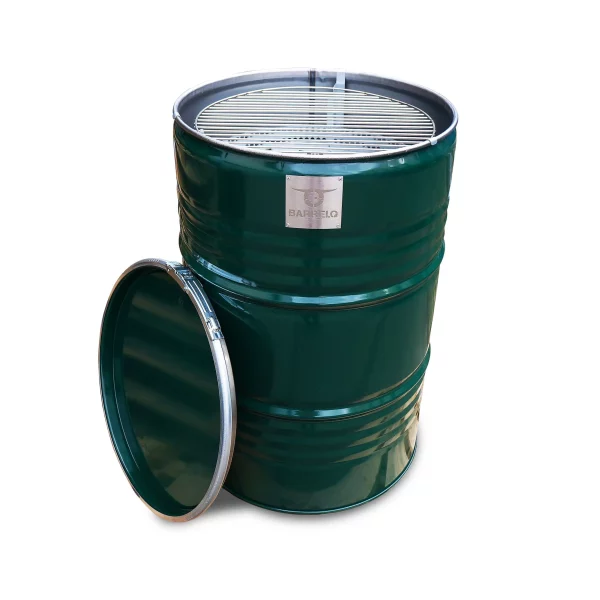 Olievat barbecue 200L - British Racing Green edition